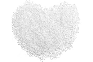 Healifty 60000pcs Foam Beads Mini White Polystyrene Balls for Making Art DIY Craft Decoration 2.5-3.5mm