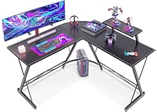 ACPLAY L-Shaped Desk Computer Corner Table, 50.8" Home Gaming Desk, Office Writing Workstation with Large Monitor Stand, Spac