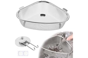 SHUOHONG Scolapasta da Lavello Multifunzionale, Scolapasta Acciaio Inox, Filtro Lavandino Cucina, Scola Pasta, Scarico Lavello Cucina per Lavare Verdure e Frutta, Applicabile a Raccolta Rifiuti Cucina