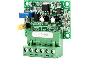 Pwm-Signal Till Spänningsomvandlare, 0-10V Analog Utspänning 0-100% 1-3Khz Pwm-Signalingång, D/A Digital-Analog Plc-Modul, Fö