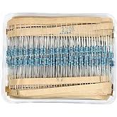 ARCELI 600PCS 30 Types of Resistance Each 20 1/4W Five Color Ring Precision Metal Film Resistance Pack of 1/4W
