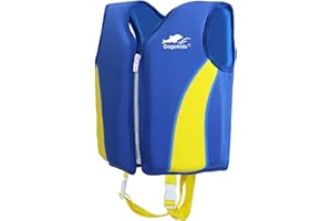 Gogokids Kids Swim Vest - Baby Folat Swim Training Jacket Toddler Buoyancy Swimsuit Swimwear for 2-9 years