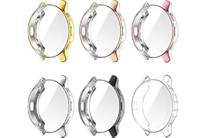 Chofit Cases Compatible with Garmin Venu 2 Plus 43mm Case, Screen Protector Film TPU Plated Protective Case Cover Armor Shell for Venu 2 Plus (Not for Venu 2/Venu Sq/Venu) (6 Colors)