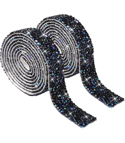 Ruban Thermocollant Strass Et Perles Motif Ethnique - Pour Customisation Vêtements, Accessoires, DIY, Multicolore