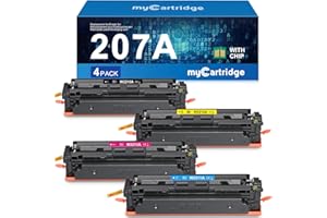 MYCARTRIDGE 207A kompatybilny dla 207A 207X color laserjet pro mfp m283fdw m255dw m282nw W2210A W2212A W2213A W2213A Czarny Cyan Yellow Magenta 4-Pack
