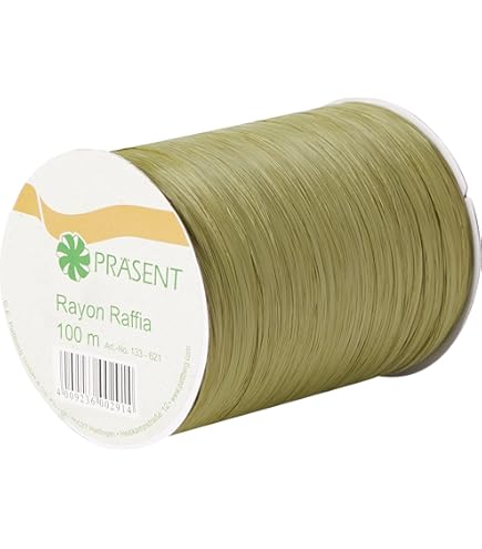 Rafia Opaca Glorex Grigia - Rotolo Da 100 Metri, Per Decorazioni Floreali E Artigianato - 7