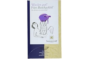 Sonnentor Tee Fürs Bauchgefühl - Wieder gut! Doppelkammerbeutel, 2er Pack (2 x 27 g) - Bio