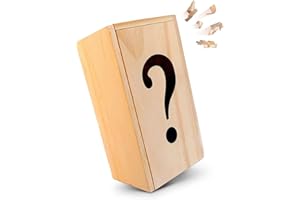 Logica Spiele Art. Schrein ? - Magische Geschenkbox - Schwierigkeit 5/6 Unglaublich - Geschenkbox - Denkspiel - Knobelspiel - Geduldspiel Aus Holz - Leonardo da Vinci Kollektie