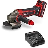 Einhell Ak&uuml;l&uuml; Avu&ccedil; Taşlama TE-AG 18/125-2 Li (1 x 4.0 Ah) Power X-Change (18 V, 125 mm &Oslash; disk, 33 mm kesme derinliği, yumuşak