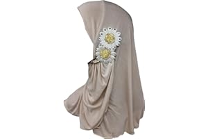 Yaqeen Girls Hijab 1-7 yrs Children Scarf islamic Headscarf Instant Kids Ideal for nursery, Party, madrassa