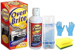 TOPEST Oven Cleaner- Heavy Duty Oven Cleaning Kit - 500 ml Bottle – Bags for Rack and Gloves Included - Complete Oven Cleaner Set- with Degreaser Sponge