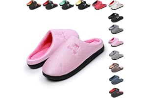 Git-up Espuma de Memoria Zapatillas de Estar por Casa para Hombre y Mujer Suave Cómodas Cálidas Amplio Ancho Pantuflas Interior Exterior Suela Antideslizante