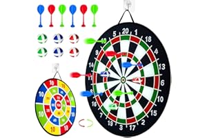 UTEFIF Bersaglio bifacciale con palline, bersaglio per bambini, giocattolo pieghevole, bersaglio per bambini, giocattolo sicuro per bambini，Adatto per bambini di oltre 3 anni e adulti