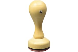 Rico Design Handmade with Love rund, Holz, Natur, 3.8 x 3.8 x 9 cm