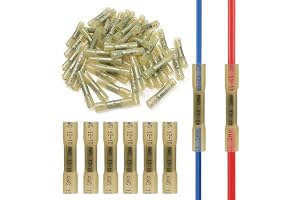 92 st. Krympskarvhylsor, Krympslanganslutningar, 12-10AWG Kabelskarvar, Isolerade Vattentäta Krympskarvhylsor för 4-6 mm² Kab