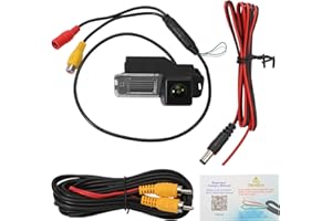 GNXfixt Caméra de recul 1080P - Grand angle - Aide au stationnement - Pour Polo V 6R Golf 6 VI MK4 MK5 MK6 EOS - Étanche