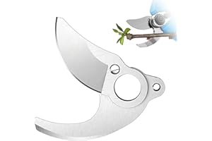 HESUSUSI Lama di ricambio per cesoie elettriche 25mm 1 paio Forbici Potatura Elettriche Lama Forbice Elettrica Acciaio duro SK-5 Lama di ricambio per forbici elettriche da potatura, lama fissa e lama mobile