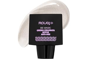 Rougj BB Magic SPF 15 Pelli Più Mature - Crema Colorata Anti Rughe Con Acido Ialuronico Doppio Peso Molecolare Uniforma Il Tono Idrata Rimpolpa Dona Luminosità 25 ml - Made In Italy