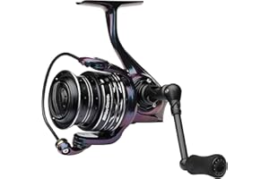 ‎ABU GARCIA Abu Garcia Spike Spinning Reel, Lightweight and Strong, Designed for Bass and Zander Fishing, Wide Range of Models with Different Gear Ratios, Flat Spools for Thin Line