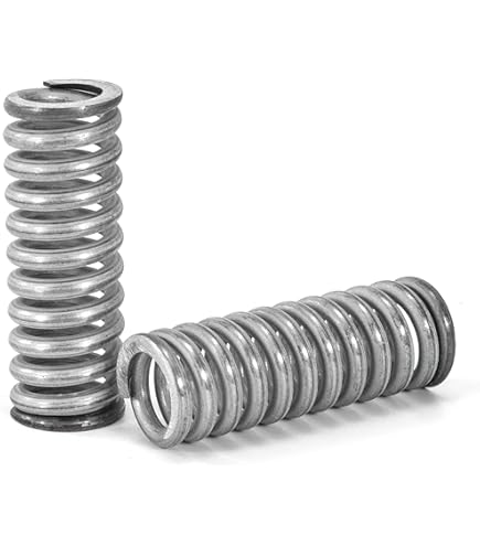 Ressort Industriel Ressort Compression Acier 65Mn - 2 Pièces - Fil 6mm, Diamètre 34mm, Longueur 200mm - Pour Machines Industrielles Ressort Tamis Vibrant 200mm