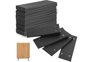 HAEPXYBY 16 Piezas Cuñas de Plástico, Cuñas Niveladoras para Muebles, Juego de Cuñas Universales, Cuñas de Montaje, Cuñas de Ajuste para Puertas, Ventanas, Suelos y Mesas