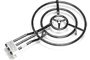 COMBOI Réchaud à paella 60 cm - Brûleur à gaz butane-propane, réchaud à gaz, avec recettes et instructions de montage, produits fabriqués en Espagne