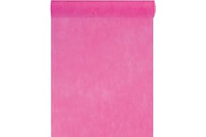 SANTEX Tischläufer Vlies - pink - Hochzeitsdekoration Tischdeko 0,3 x 10 m