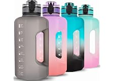 Big Water Bottle 2.2 Litre with Handle Leak Proof BPA Free Large Capacity Daily Drinks Jug for Gym Fitness