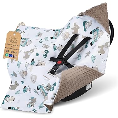 Pretty Pink Universele voetenzak Beige – Schapenvacht voor in de kinderwagen