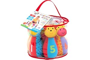 Galt Toys, Jungle Pals Skittles, Baby Activity Toys, Ages 12 Months Plus