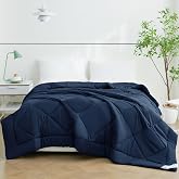 WAVVE Lightweight Duvet, 220 x 240 cm, 135/150 Bed, Blue | Hollow Fibre Duvet Filling, Soft and Breathable, Ideal for Spring,
