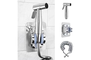 Cragmut Bidet Handbrause für Toilette, 304 Edelstahl Handbrause WC Dusche Hand Gehalten Bidet Sprayer mit 3 Meter Schlauch und Halterung für Toilette Haustiere Badezimmer