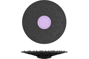 JurciCat 30 Cm Balance Board Per Allenare L'equilibrio Per Adulti e Bambini Balance Board Semisferica Con Base Antiscivolo Per Istruttori Di Yoga e Palestra Per Migliorare L'equilibrio