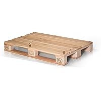moebel-eins Europalette Flachpalette Palette Neuware Holzpalette 120x80 cm Natur
