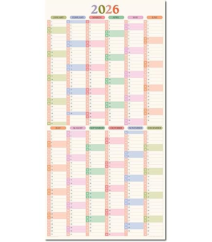 Good Tuesday - Large A1 2025-2026 Academic Wall Planner