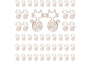 KACRILIDI 50 Piezas Clip De Papel En Forma De Gato, Clips Papel Metal Animales Creativo, Clips de Papel de Oro Rosa, Para Invitaciones Decorativas, Postales, Invitaciones De Boda, Libros