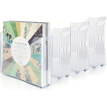 Vassoio Organizer Per Carte Craftelier - 6 Ripiani In Metallo, Bianco, 35.8x33.3x33.2 Cm - Foto 8