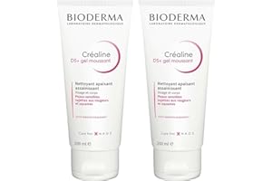 PARAVOSTRA Créaline DS+ Gel nettoyant | Nettoyant apaisant assainissant | Améliore l'état de la peau et réduit la formation des squames | Non parfumé | Fabriqué en France | Lot de 2x200ML