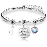Gifts for Women Initial Letter Silver Bracelet - Personalized Gift for Daughter, Niece, Sister, Friend, Teen, Mother and Aunt