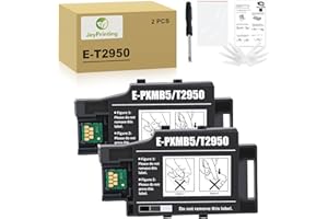 JoyPrinting E-2950 C13T295000 Maintenance Box Compatible with PX S05B/S05W/WF-100/PX-S06B/W WF-110/WF‑110W Printer(2-PacK)