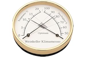 Barigo Thermomètre Hygromètre de cave Ø 10cm