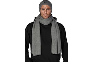 JACK & JONES Mütze Schal Set Herren 2-in-1 Winter-Set Beanie Wintermütze Winterschal Schwarz Blau Grau Beige