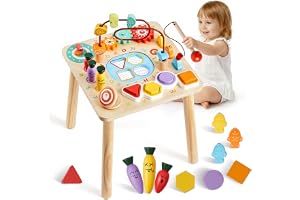 VEVOR Multiaktivitetsbord för små barn, 320 x 320 x 465 mm småbarn, 320 x 320 x 465 mm multiaktivitet evolutionärt soffbord
