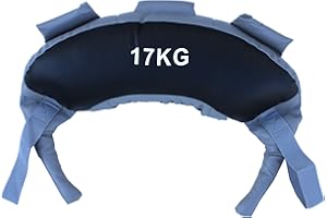 ‎LISARO Lisaro Gewichtssack für Fitness Krafttraining, gefüllten Gladiatorbag, Power Bag, Ideal für Viele Functional Training Running Rucking Strongman Lifting Workout Trainingsbag 17 kg