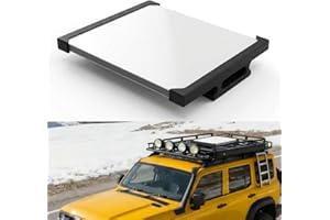 daboot for Starlink Mini Roof Rack Mount - Screw-On Car Roof Railway Mount for Off-Road Vehicles, Durable UV-Resistant ASA, fits Starlink Mini Accessories (Black)