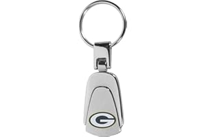 NFL Green Bay Packers Unisex Siskiyou Sportssteel Teardop Key Chain, Steel, One Size