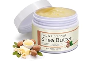 FROVETANI Burro di karitè puro al 100%, 120 g, burro di karitè naturale non raffinato, vegano, per tutti i tipi di pelle, burro per il corpo naturale – viso, labbra, capelli – nutre, protegge, idrata