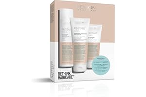 REVLON PROFESSIONAL RESTART CURLS Metoda Curly Pack Curls Szampon nawilżający, Wielobarwna odżywka nawilżająca i żel