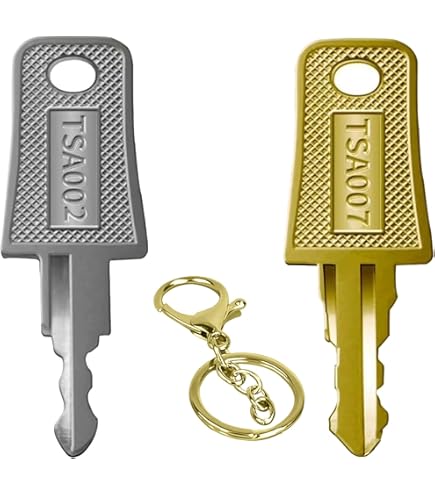 Clé TSA Serrure Bagage Lot De Clés TSA 007 Et 002 Pour Cadenas - Main Image