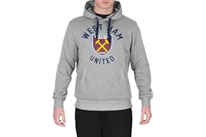 West Ham United FC Mens Hoody Fleece Graphic OFFICIAL Football Gift